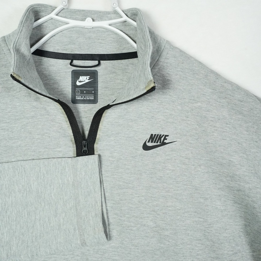 Nike Tech Fleece Half Zip‎ Pullover CW4300-063 Utility Pockets Rare Large